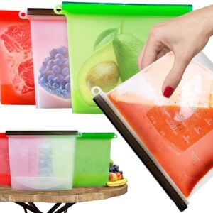 bolsas de almacenamiento de silicona reutilizables
